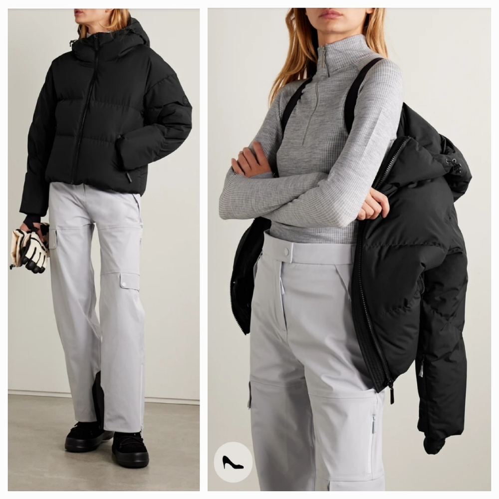 Cordova Meribel Hooded Down Puffer Ski Jacket Onyx Black - Picture 10 of 17